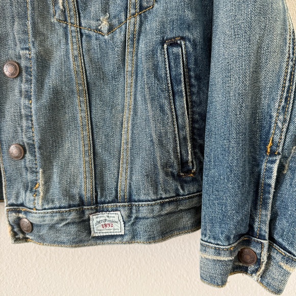 Abercrombie & Fitch Vintage Y2K Trucker Denim Jacket Small - Picture 2 of 5